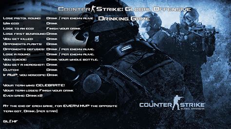 CSGO Drinking Game Rules : r/GlobalOffensive .